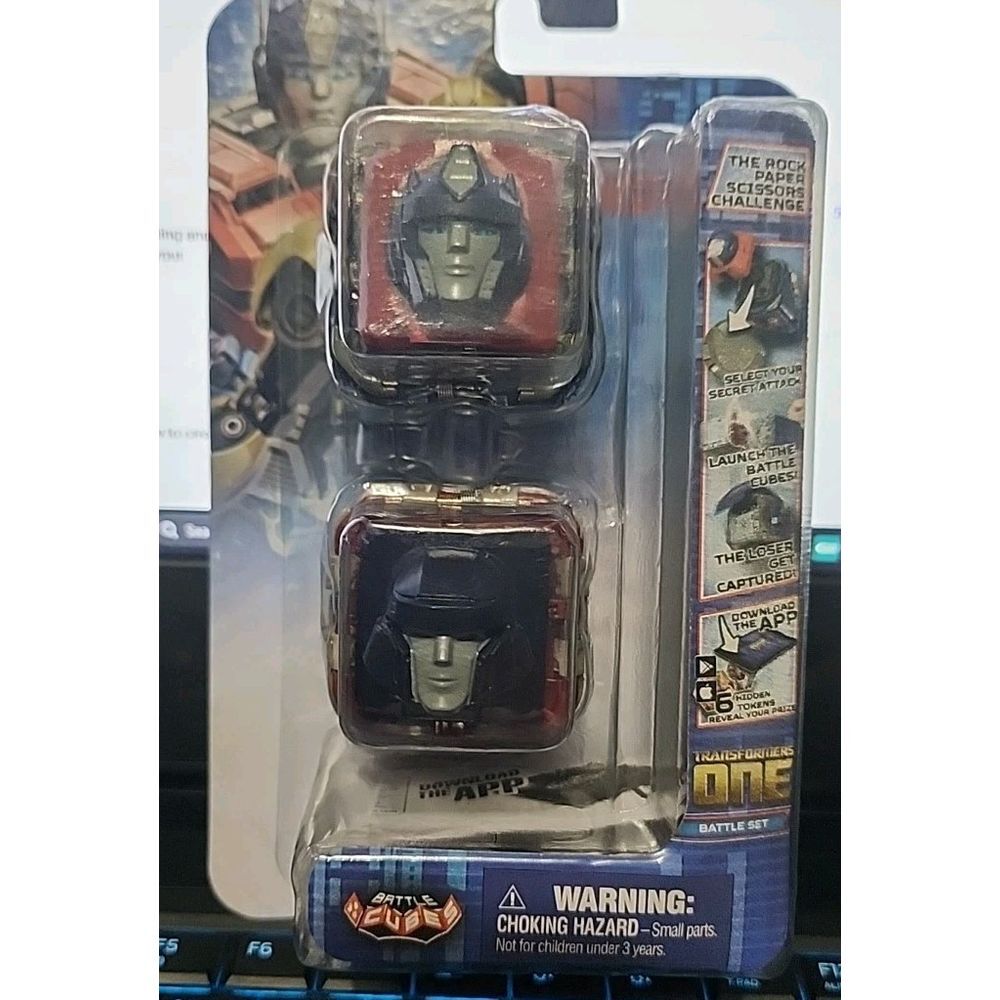 Transformers Battle Cubes Battle Set Optimus Prime vs Megatron NEW in box‎